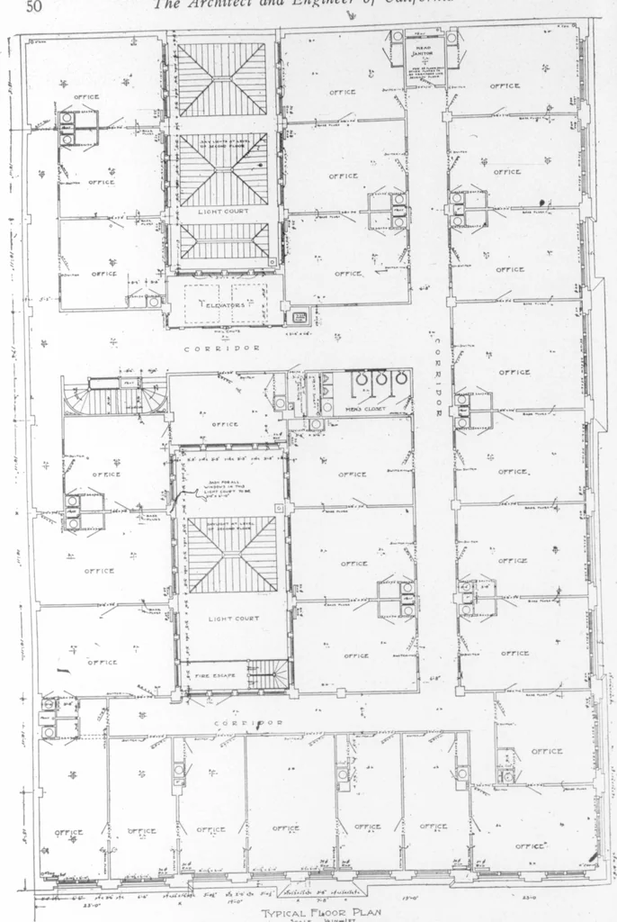 An illustration from The Architect, 1905, leaf 516