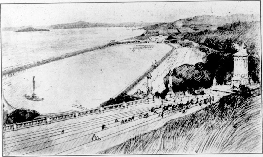 An illustration from The Architect, 1905, leaf 54