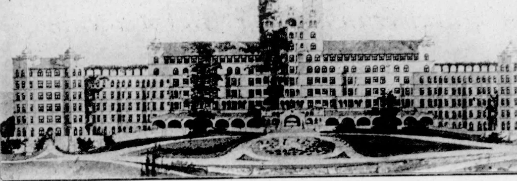 An illustration from The Architect, 1905, leaf 553