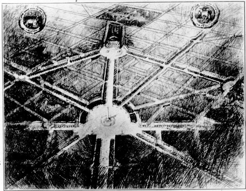 An illustration from The Architect, 1905, leaf 56
