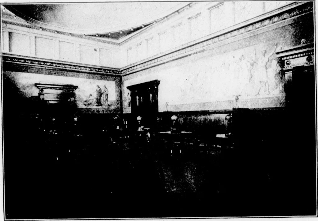 An illustration from The Architect, 1905, leaf 576