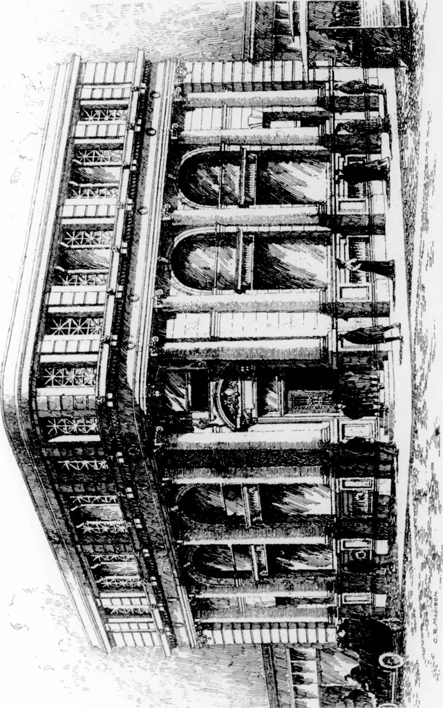 An illustration from The Architect, 1905, leaf 587