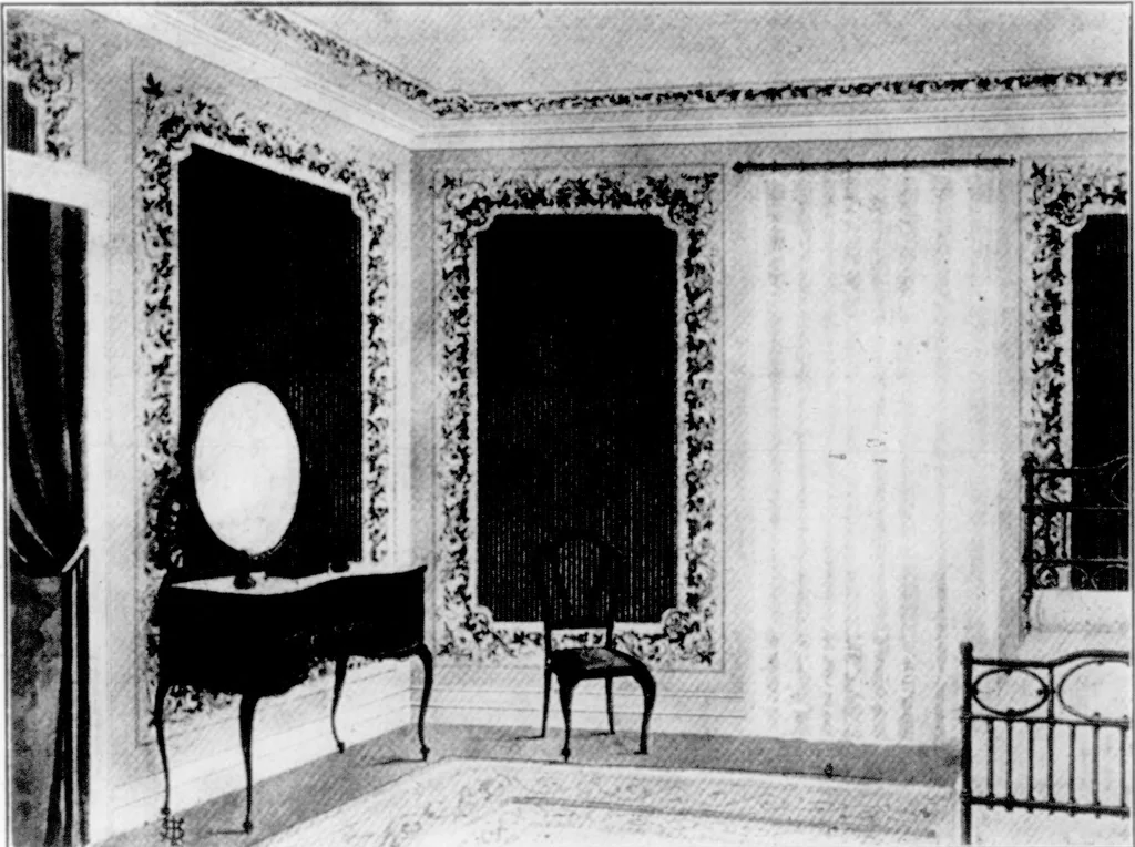 An illustration from The Architect, 1905, leaf 60