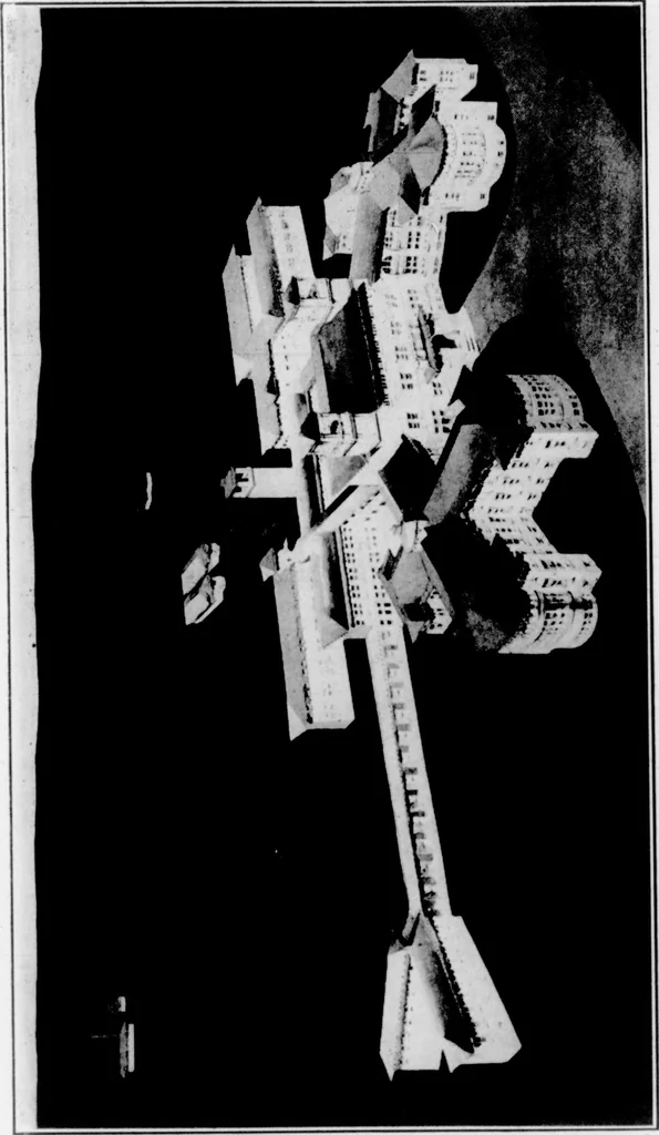 An illustration from The Architect, 1905, leaf 60