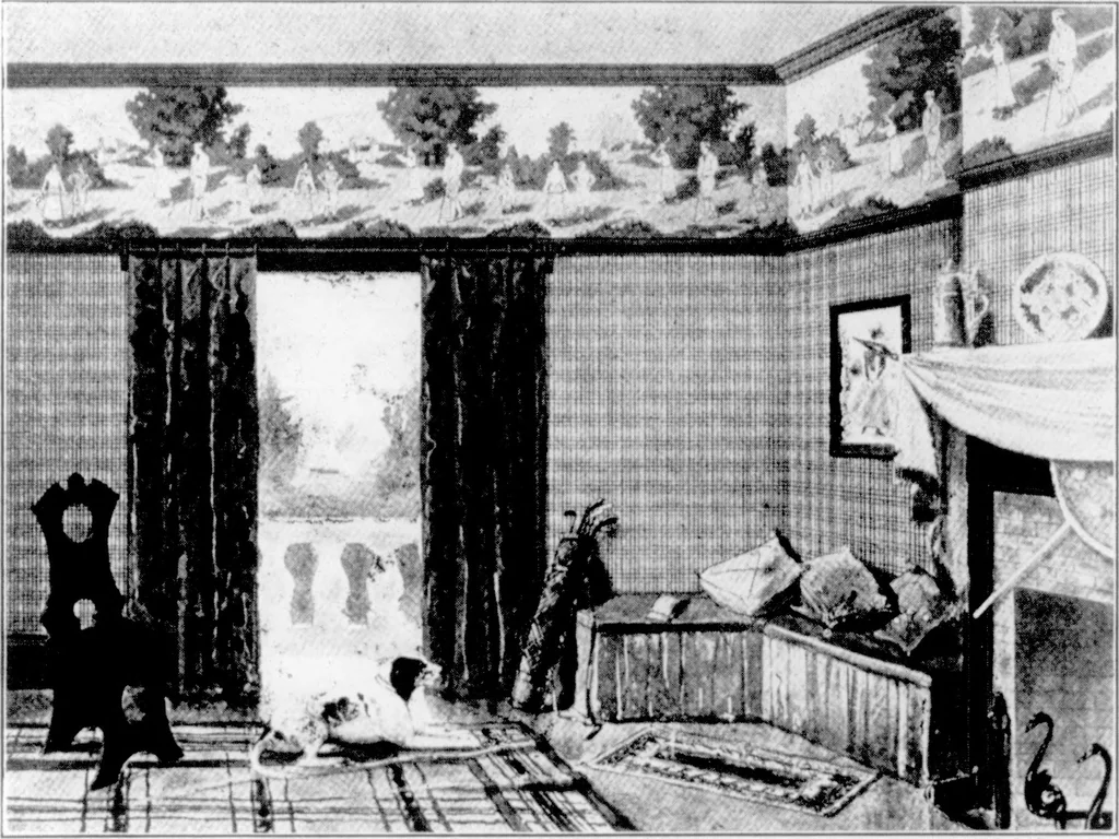 An illustration from The Architect, 1905, leaf 61