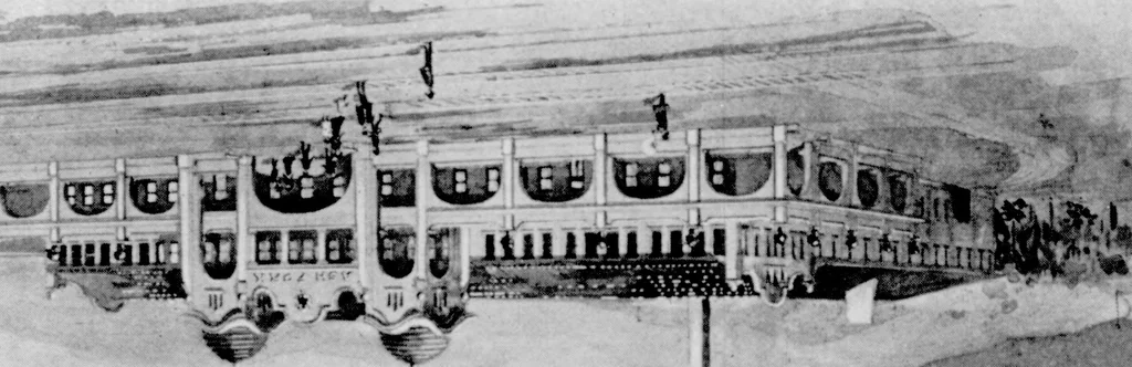 An illustration from The Architect, 1905, leaf 62
