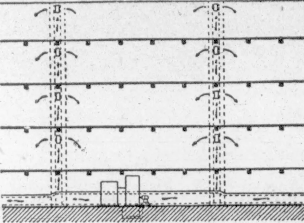 An illustration from The Architect, 1905, leaf 77