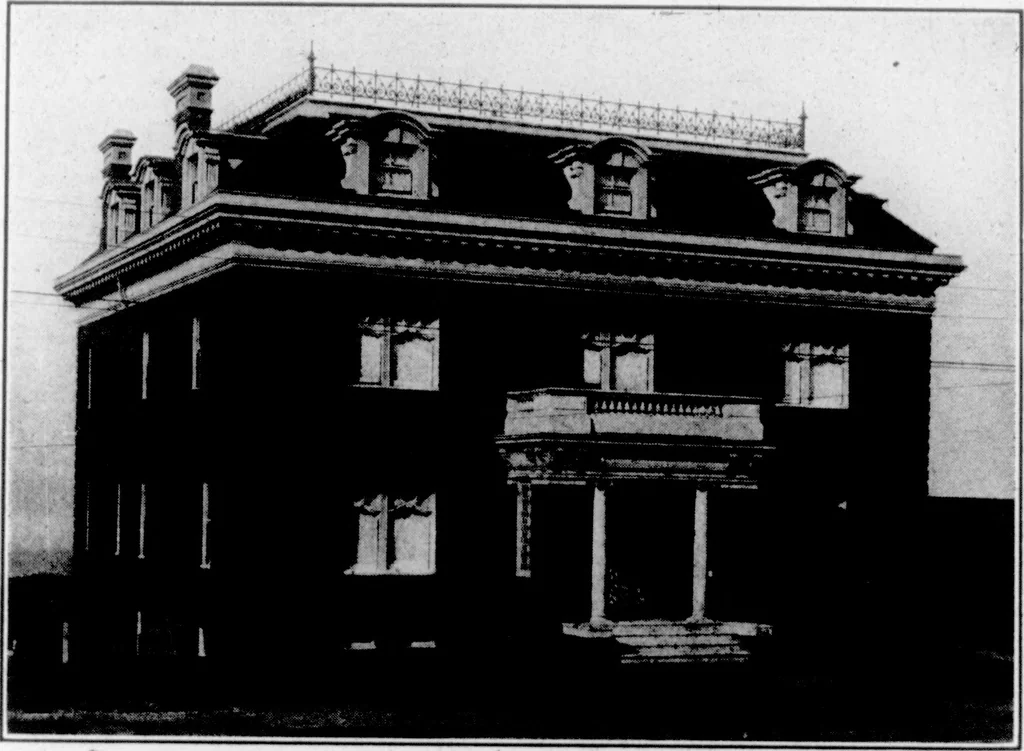 An illustration from The Architect, 1905, leaf 86