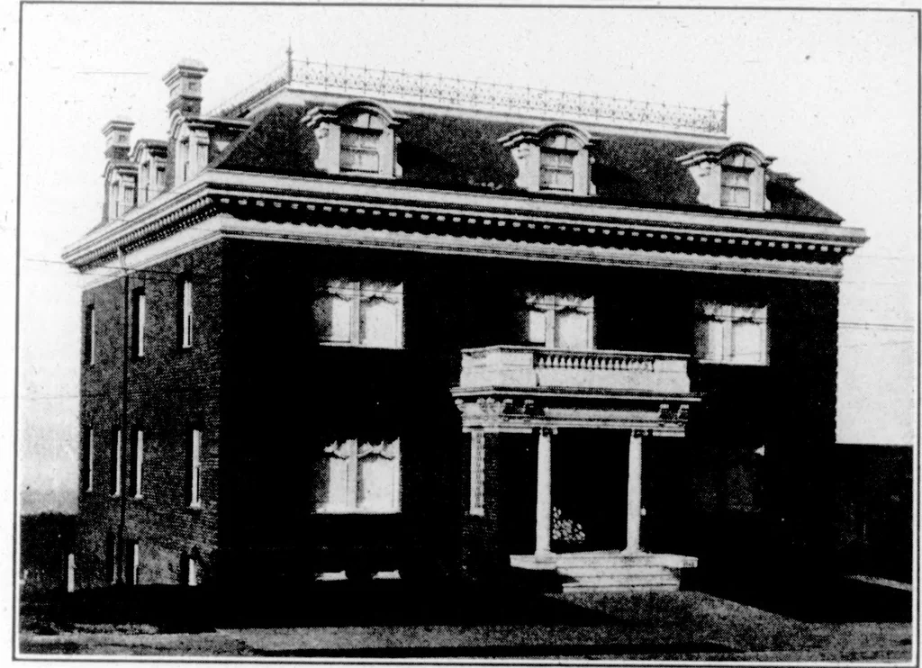 An illustration from The Architect, 1905, leaf 87