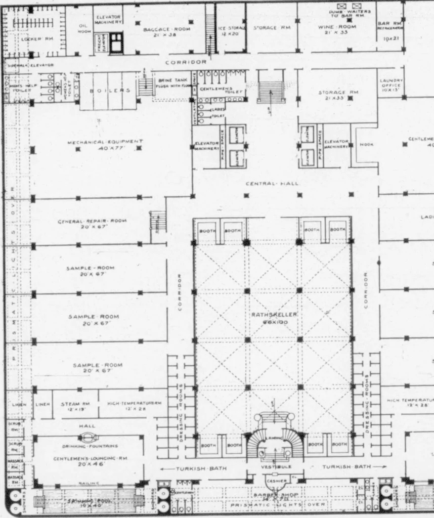 An illustration from The Architect, 1905, leaf 97