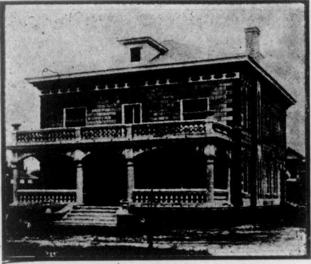 An illustration from The Architect, 1905, leaf 119