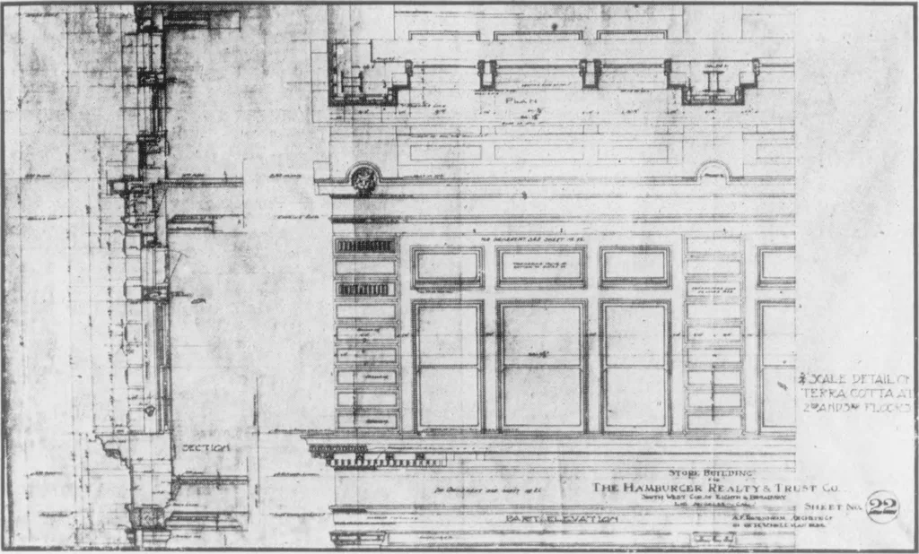 An illustration from The Architect, 1905, leaf 140