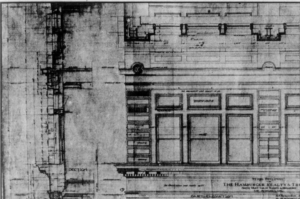 An illustration from The Architect, 1905, leaf 141
