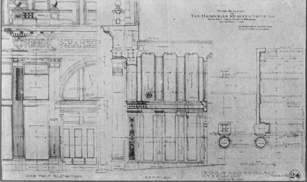 An illustration from The Architect, 1905, leaf 142