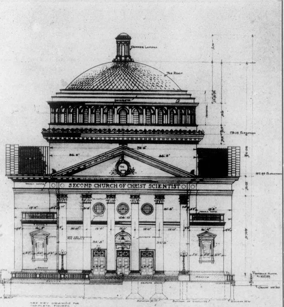 An illustration from The Architect, 1905, leaf 146
