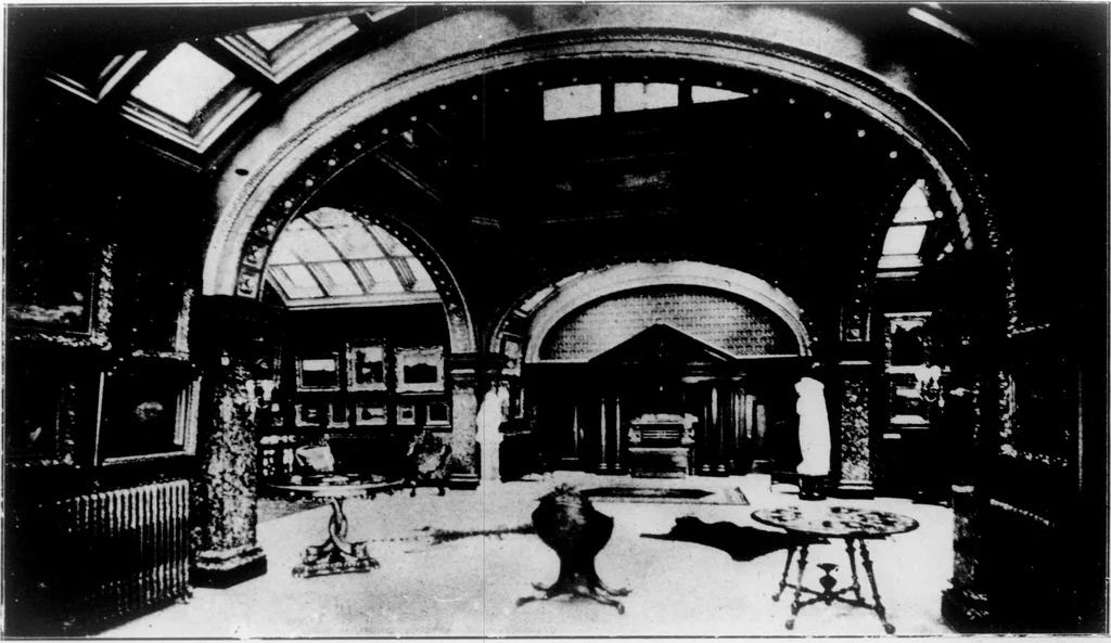 An illustration from The Architect, 1905, leaf 158