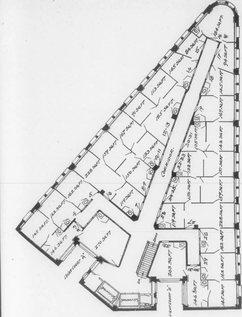 An illustration from The Architect, 1905, leaf 195