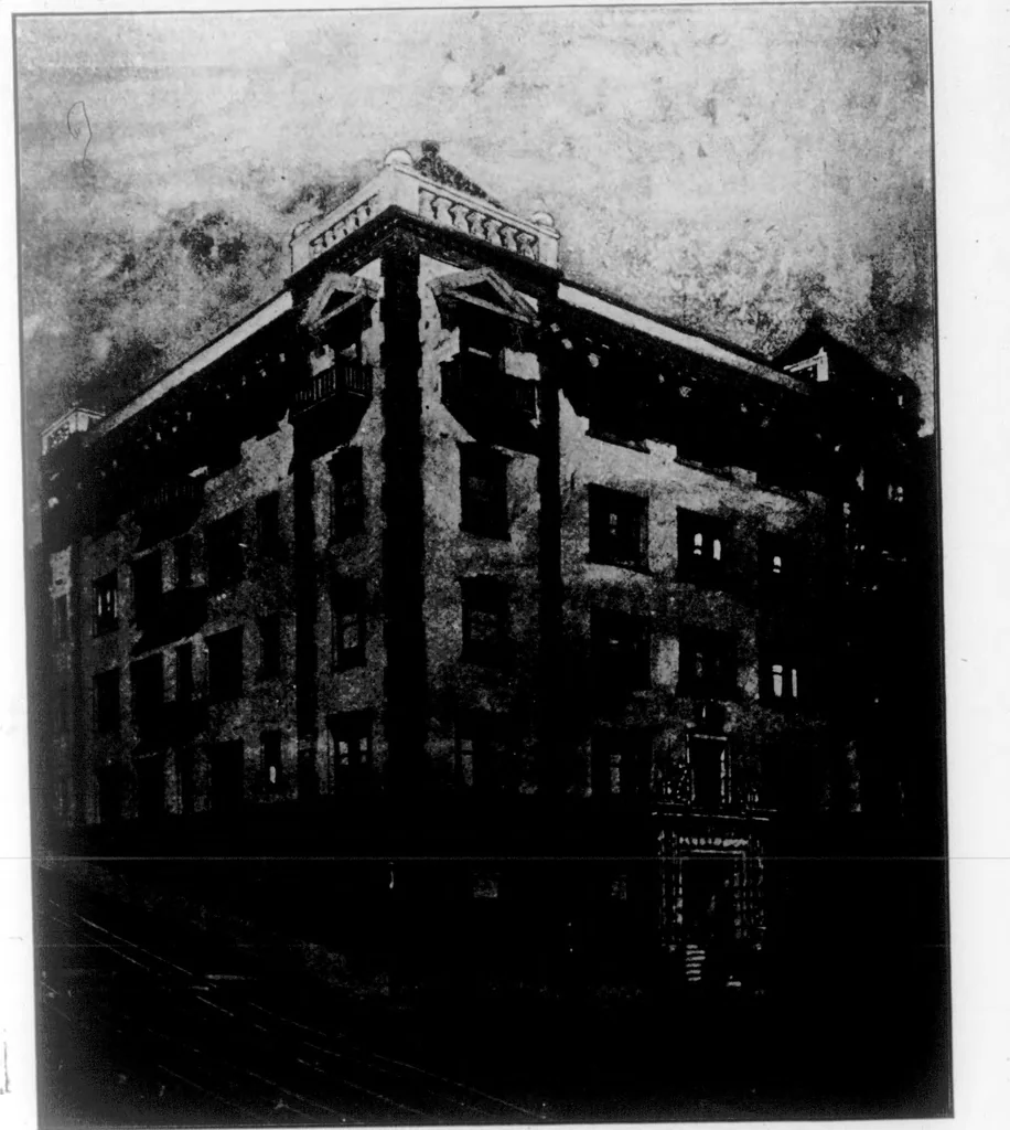 An illustration from The Architect, 1905, leaf 199