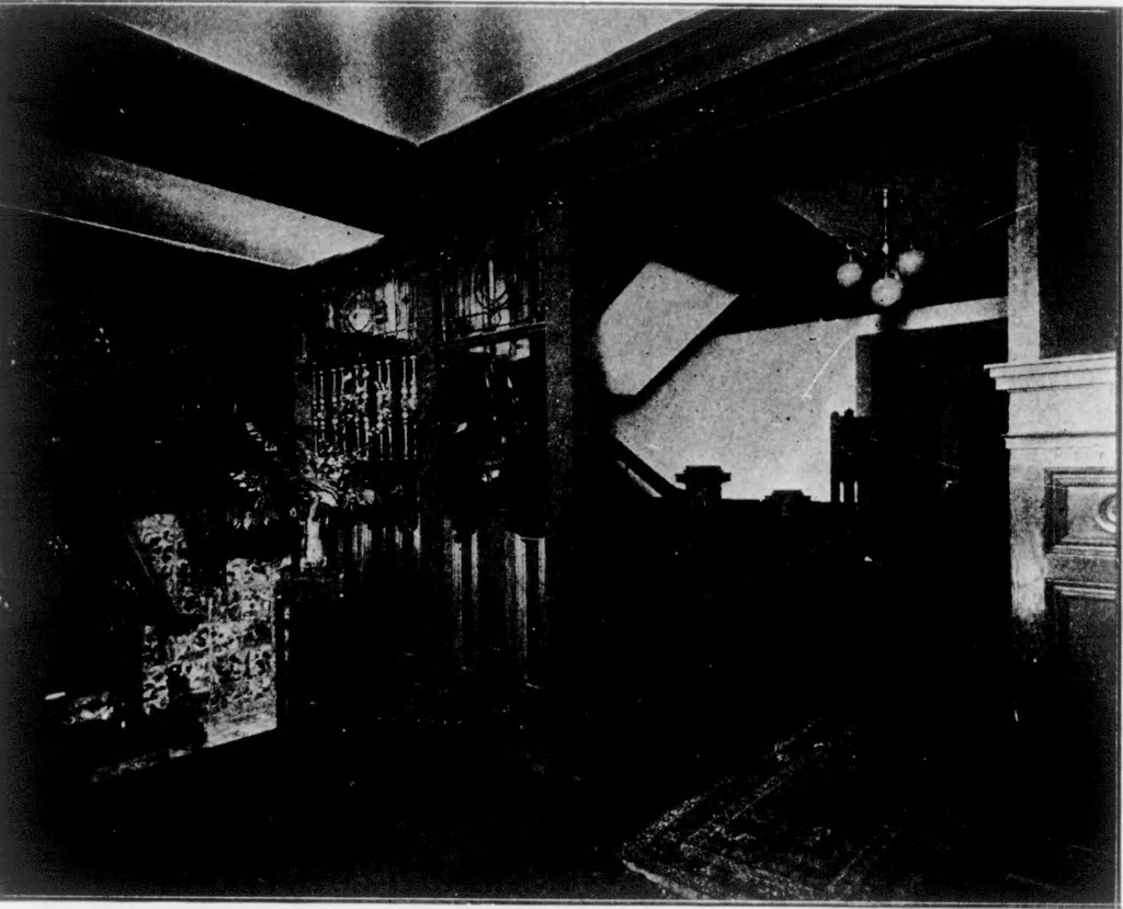 An illustration from The Architect, 1905, leaf 200