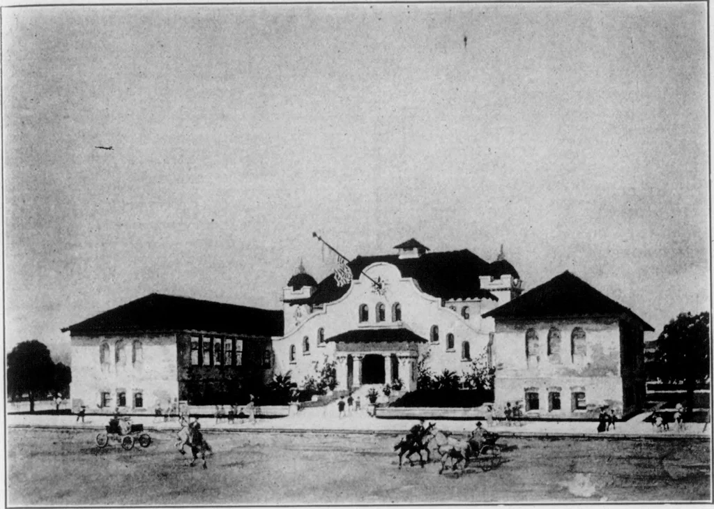 An illustration from The Architect, 1905, leaf 207