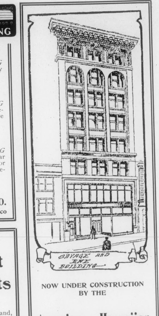 An illustration from The Architect, 1905, leaf 232