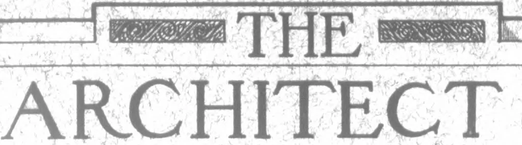 An illustration from The Architect, 1905, leaf 236
