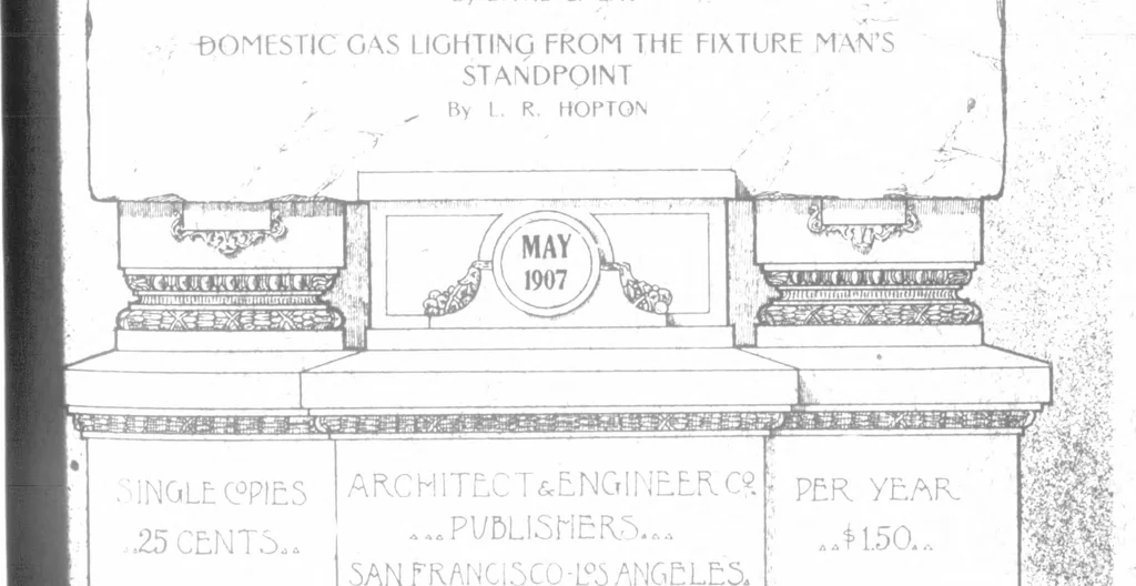 An illustration from The Architect, 1905, leaf 236
