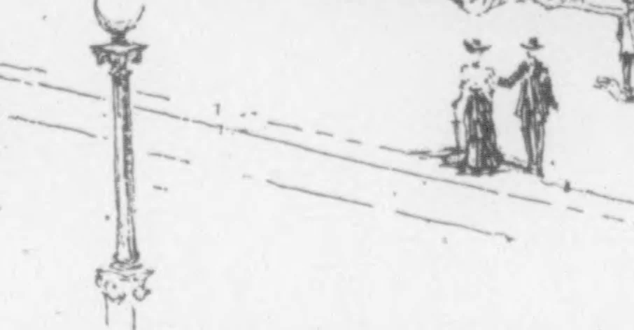 An illustration from The Architect, 1905, leaf 255