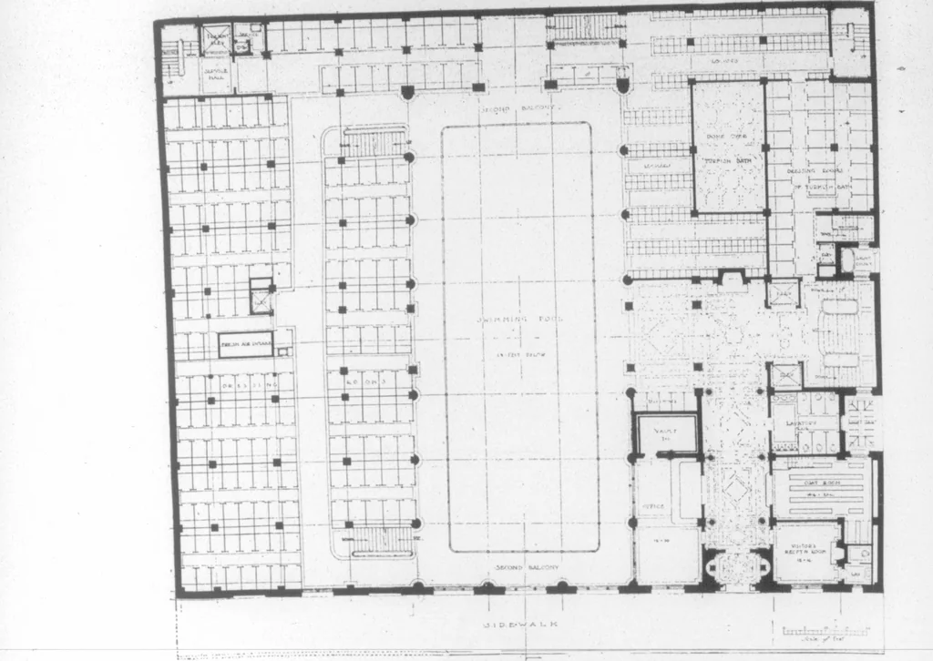 An illustration from The Architect, 1905, leaf 257