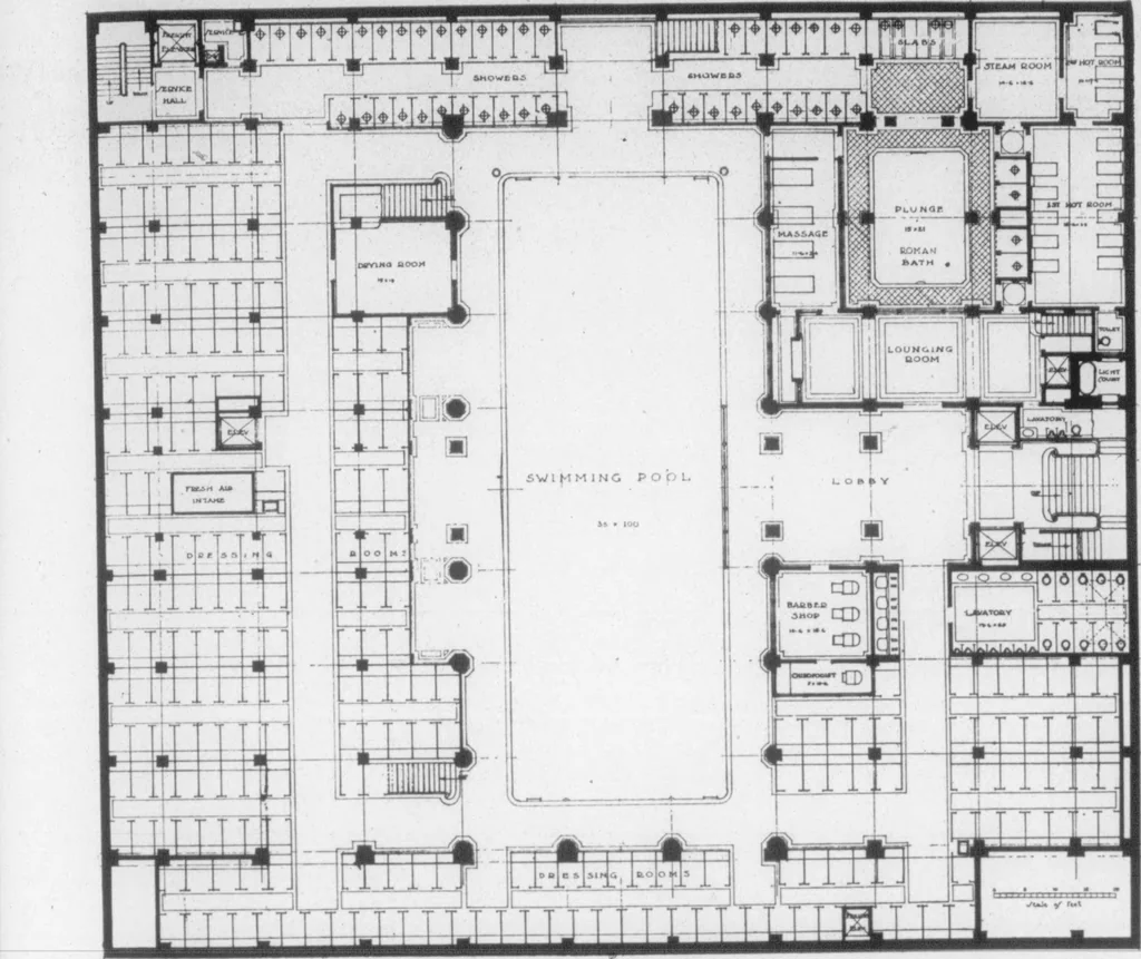 An illustration from The Architect, 1905, leaf 258
