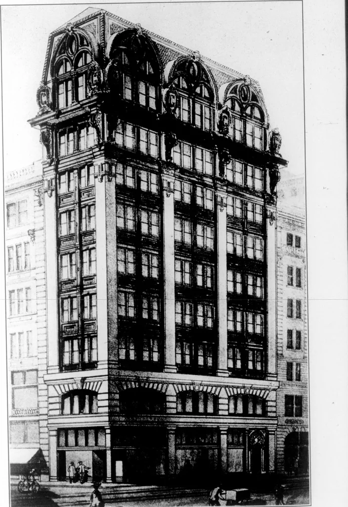 An illustration from The Architect, 1905, leaf 262