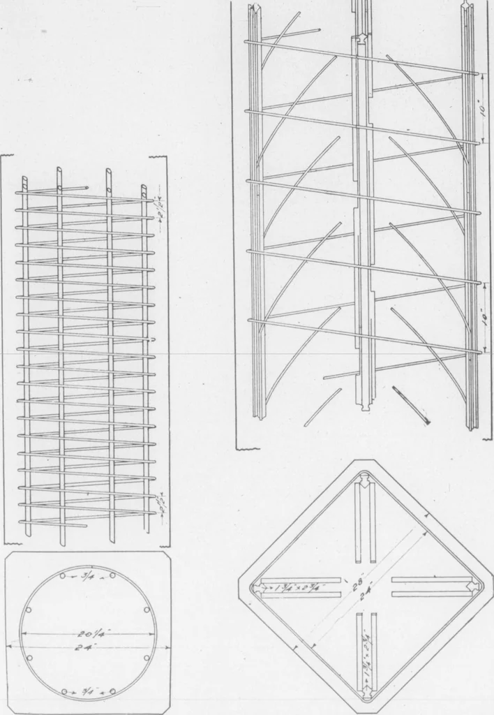An illustration from The Architect, 1905, leaf 264