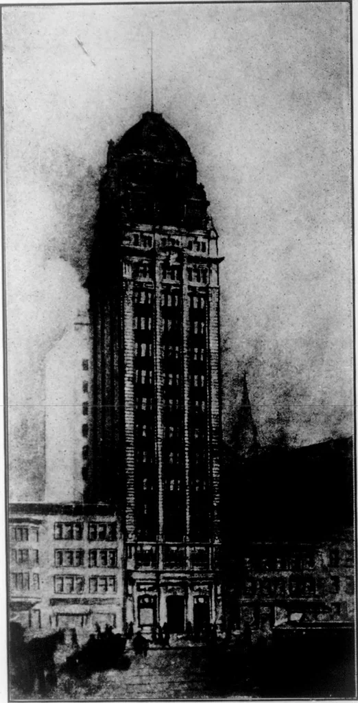 An illustration from The Architect, 1905, leaf 292