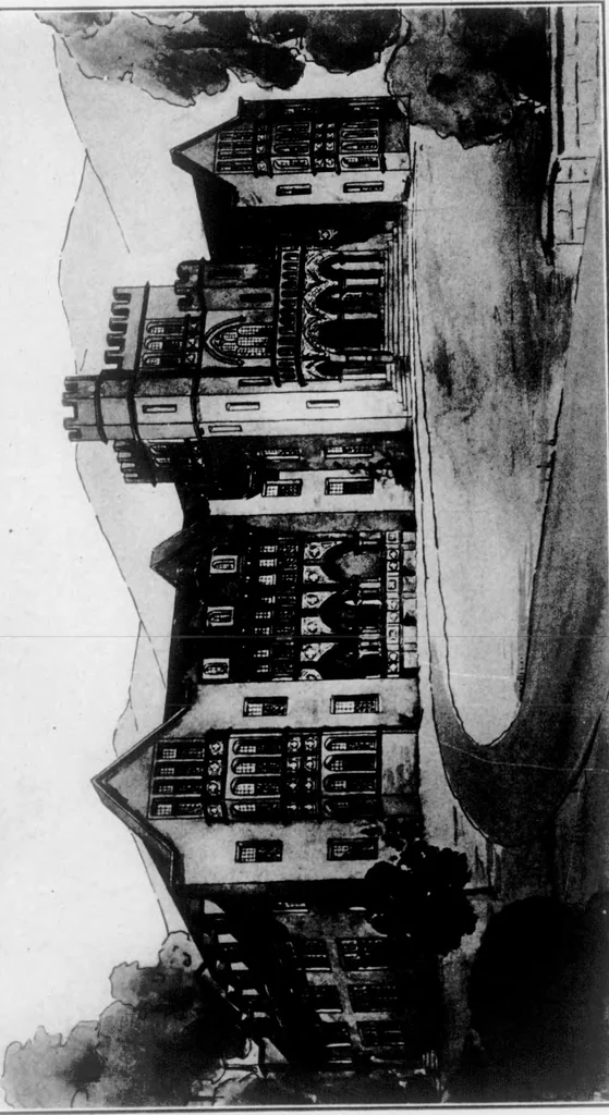 An illustration from The Architect, 1905, leaf 379
