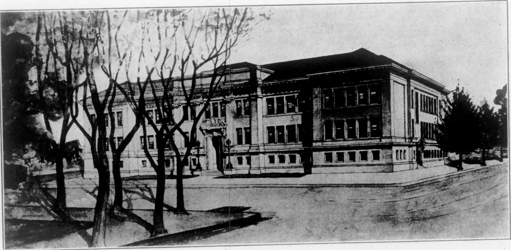 An illustration from The Architect, 1905, leaf 380