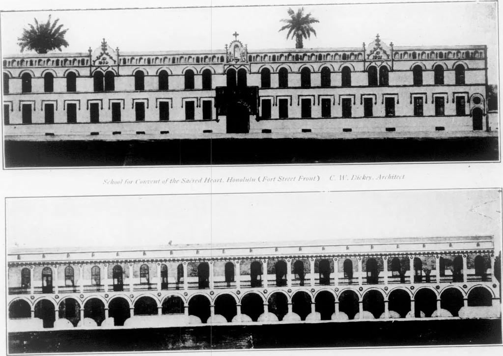 An illustration from The Architect, 1905, leaf 382