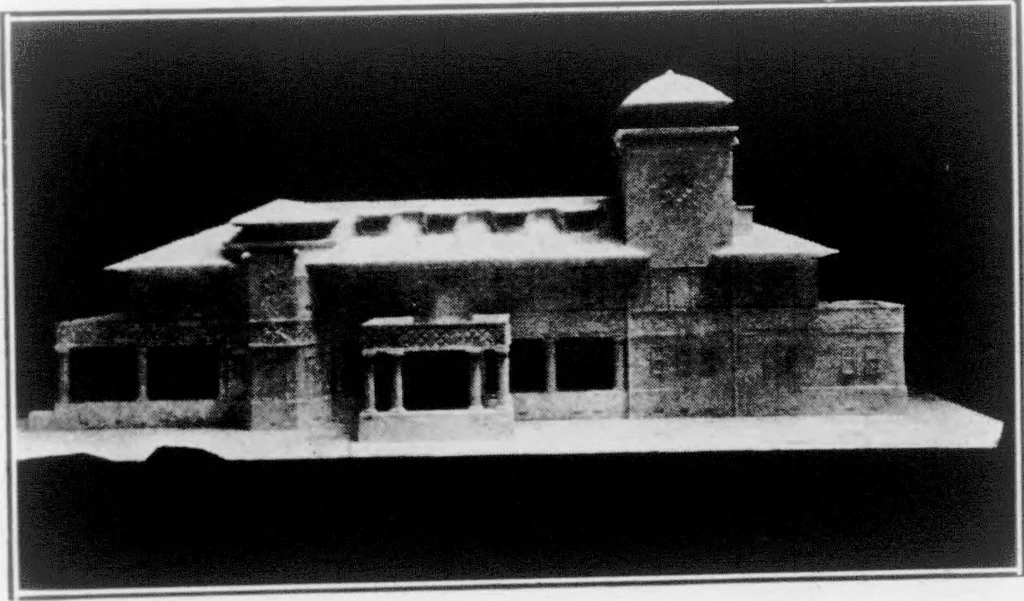 An illustration from The Architect, 1905, leaf 386