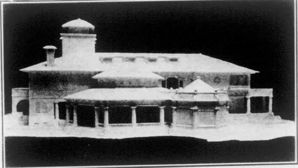An illustration from The Architect, 1905, leaf 386