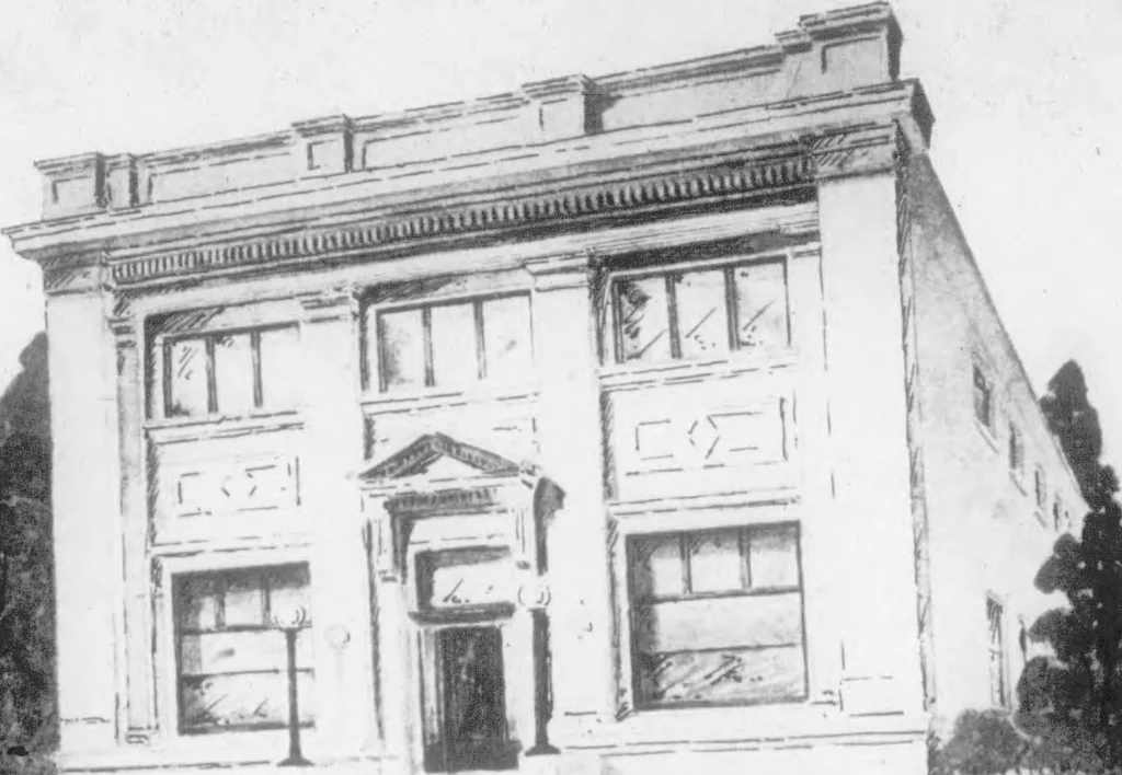 An illustration from The Architect, 1905, leaf 397