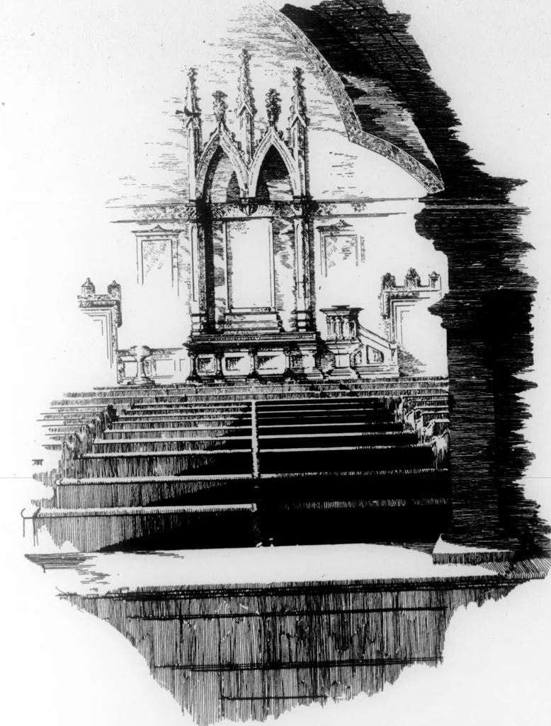 An illustration from The Architect, 1905, leaf 410