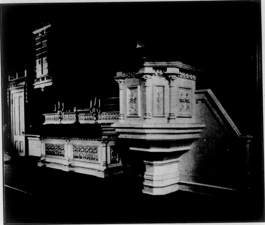 An illustration from The Architect, 1905, leaf 410