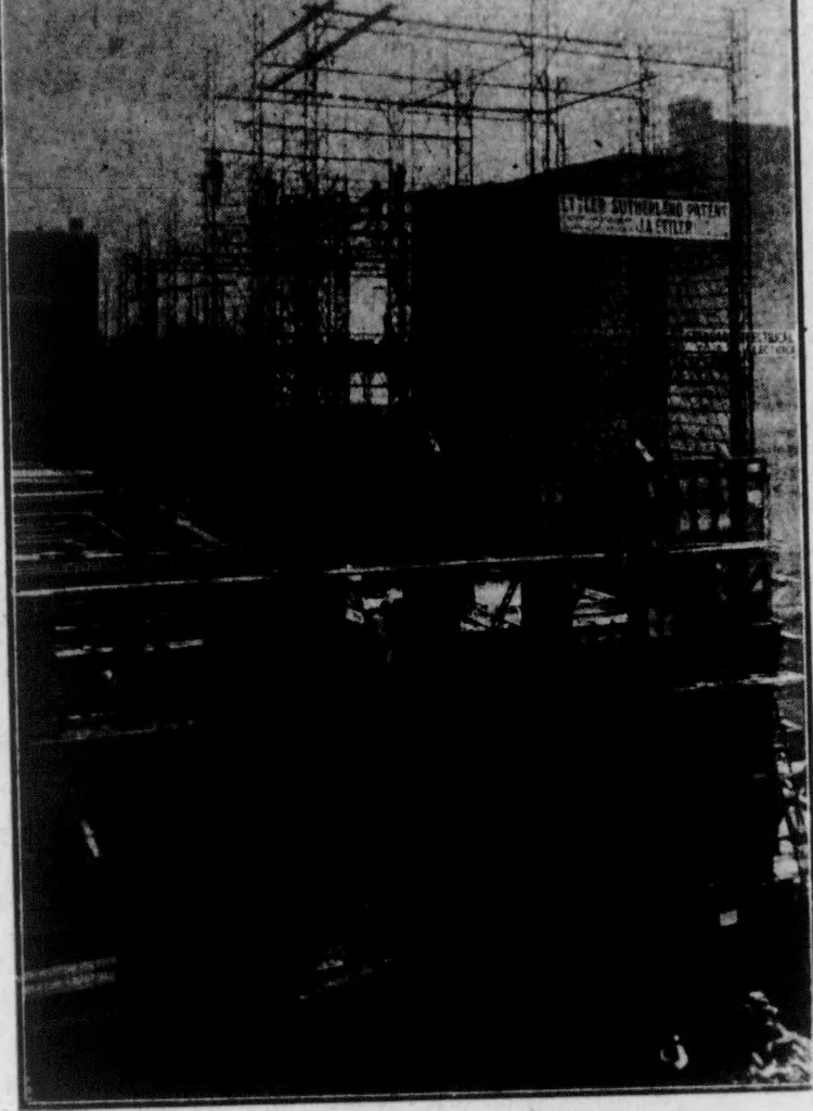 An illustration from The Architect, 1905, leaf 429