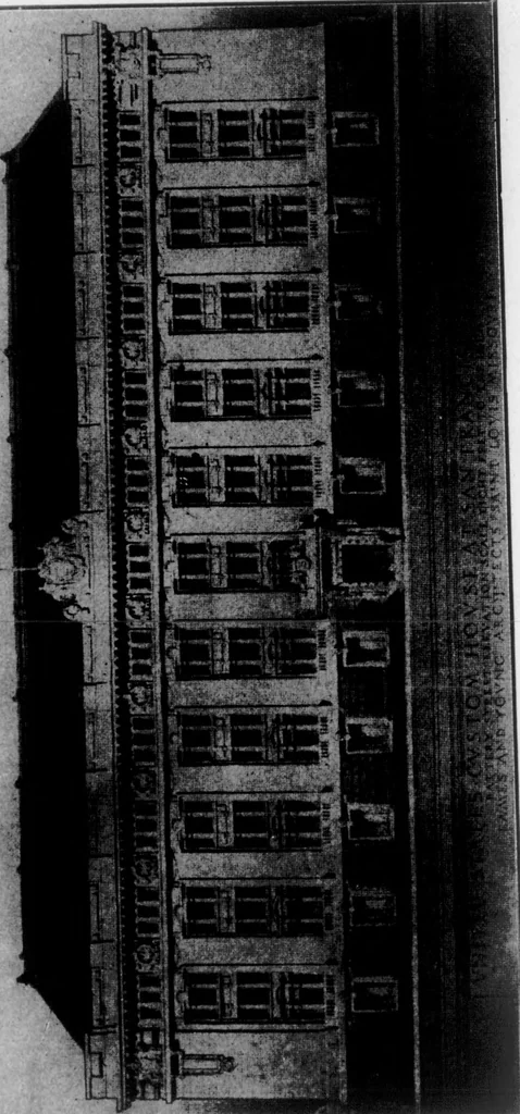An illustration from The Architect, 1905, leaf 460