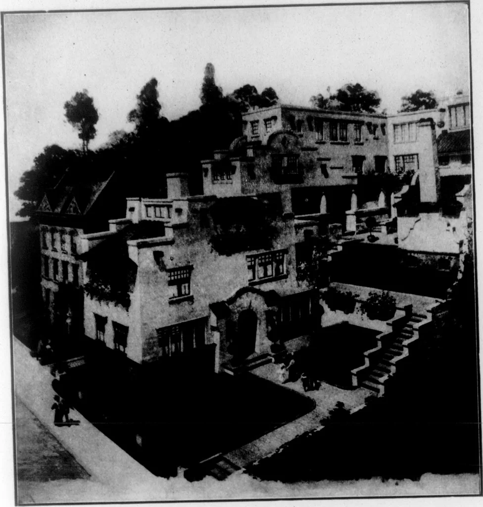 An illustration from The Architect, 1905, leaf 472