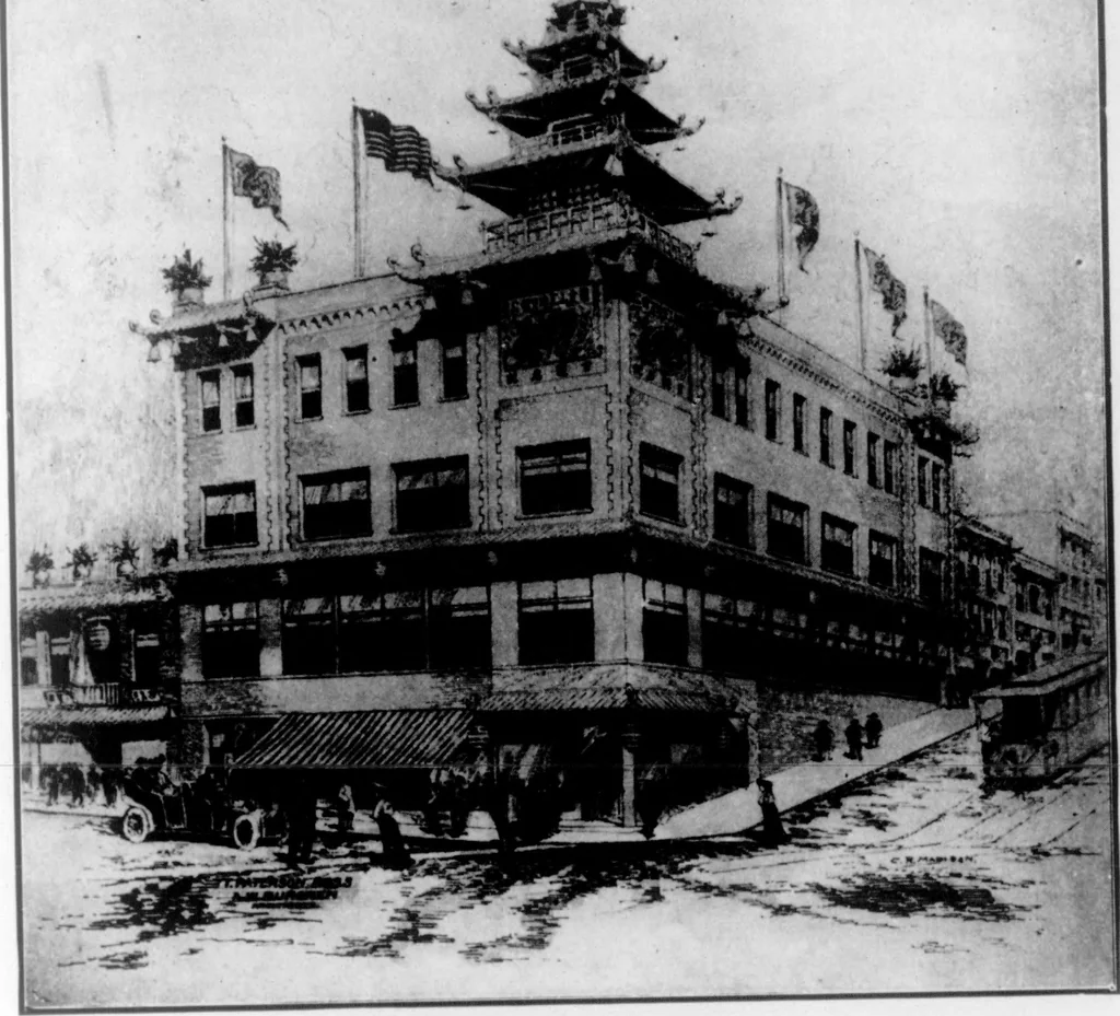 An illustration from The Architect, 1905, leaf 473