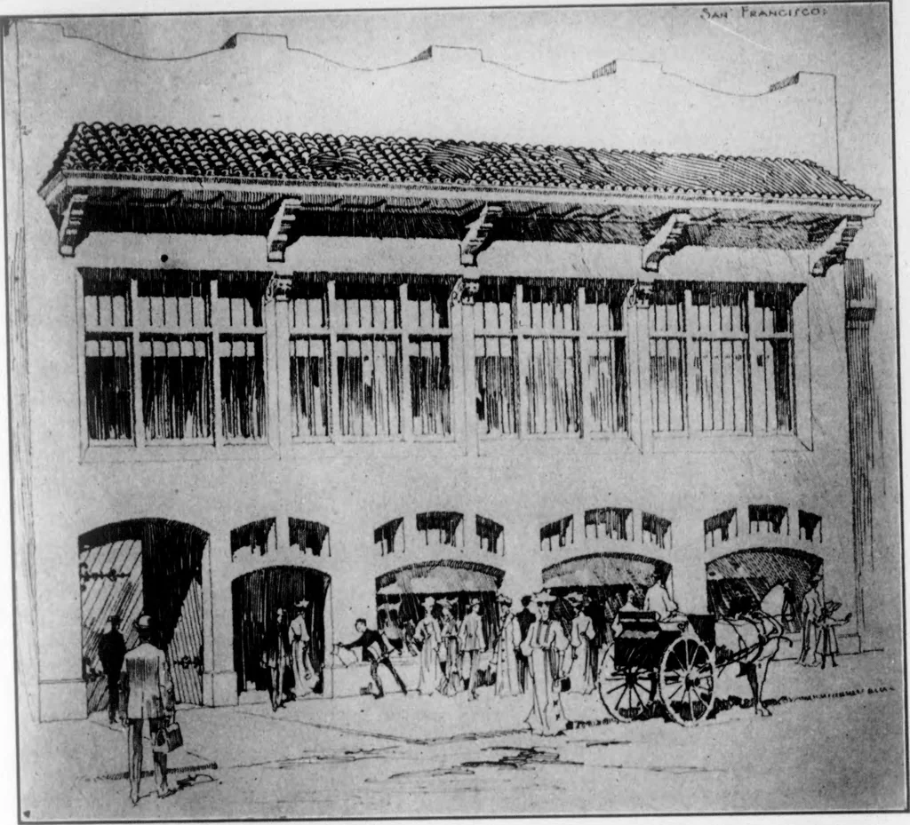 An illustration from The Architect, 1905, leaf 476