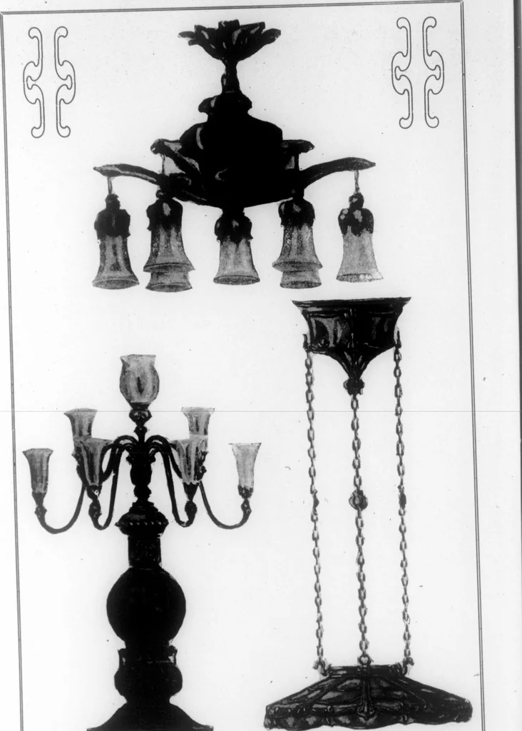 An illustration from The Architect, 1905, leaf 479