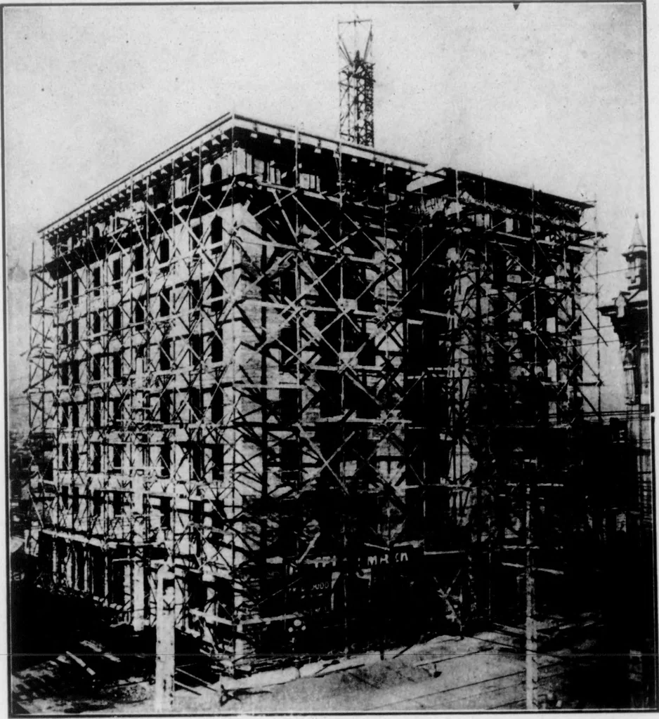 An illustration from The Architect, 1905, leaf 490