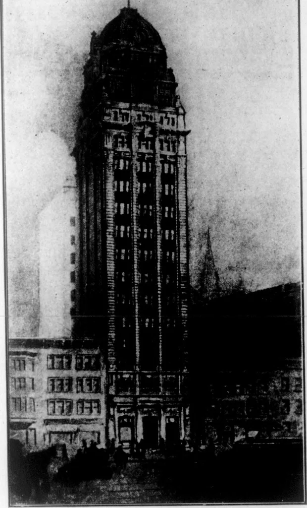 An illustration from The Architect, 1905, leaf 53