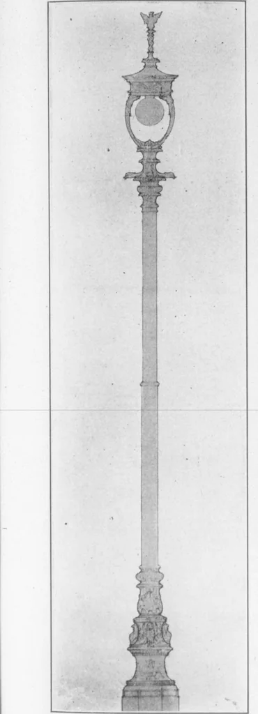 An illustration from The Architect, 1905, leaf 552